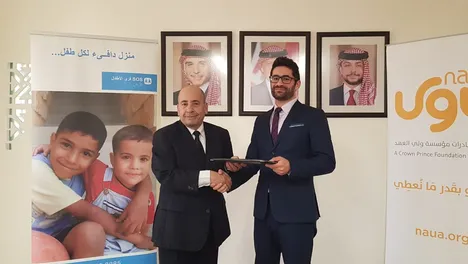 توقيع اتفاقية تعاون بين جمعية قرى الأطفال SOS الأردنية ونوى - إحدى مبادرات مؤسسة ولي العهد